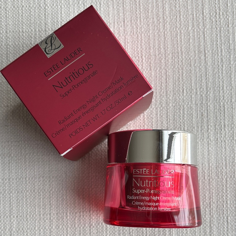 Estee Lauder Nutritious Super-Pomegranate radiant energy Night Creme/mask - Picture 1 of 15